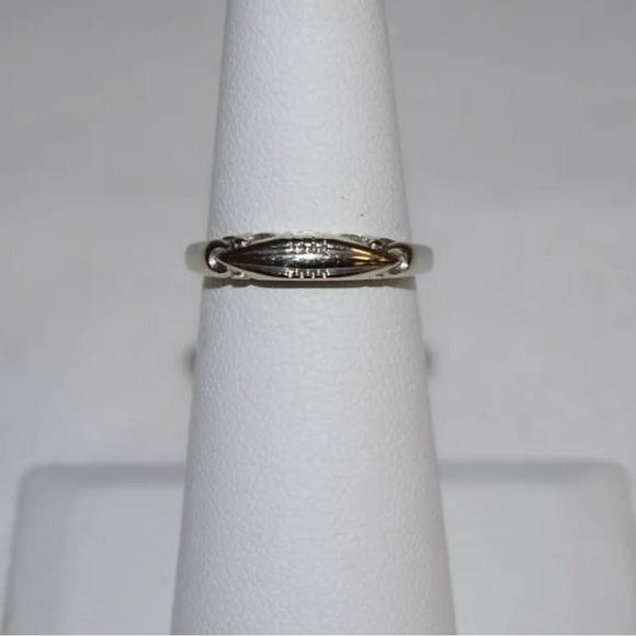 14k white gold ring - Picture 7 of 8